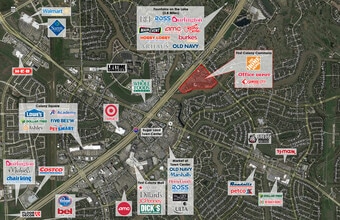 15201-15555 Southwest Fwy, Sugar Land, TX - Aérien Vue de la carte - Image1