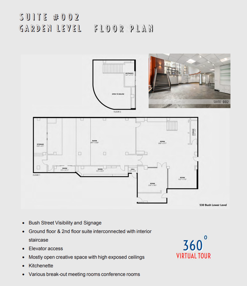 530-540 Bush St, San Francisco, CA for lease Floor Plan- Image 1 of 1