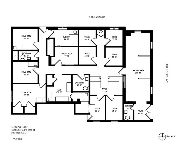 280 E 33rd St, Paterson, NJ à louer - Plan d’étage - Image 3 de 3