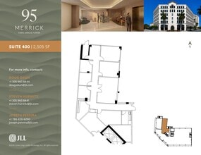 95 Merrick Way, Coral Gables, FL for lease Site Plan- Image 1 of 1