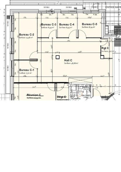 Bureau dans Entzheim à louer - Plan d’étage - Image 2 de 3