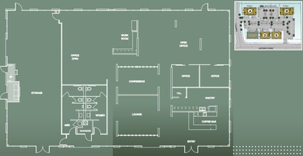 2540-2546 Gateway Rd, Carlsbad, CA à louer Plan d’étage- Image 1 de 1