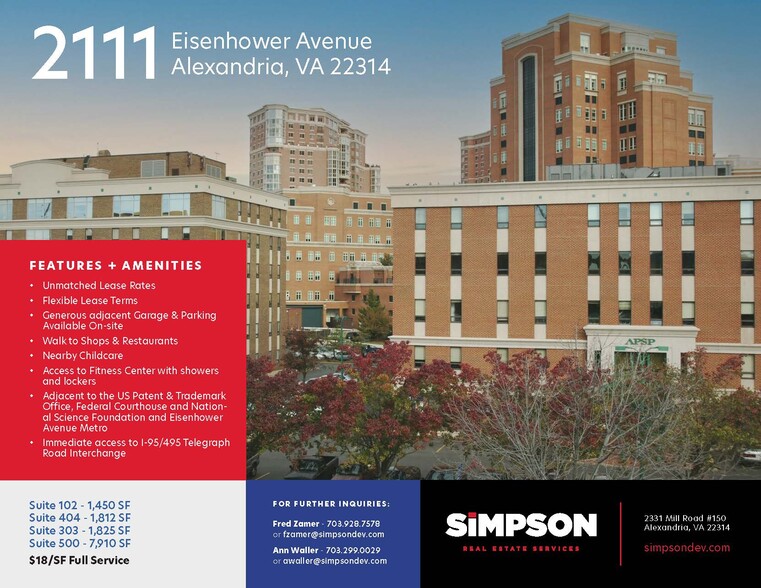 2111 Eisenhower Ave, Alexandria, VA for lease - Building Photo - Image 1 of 5