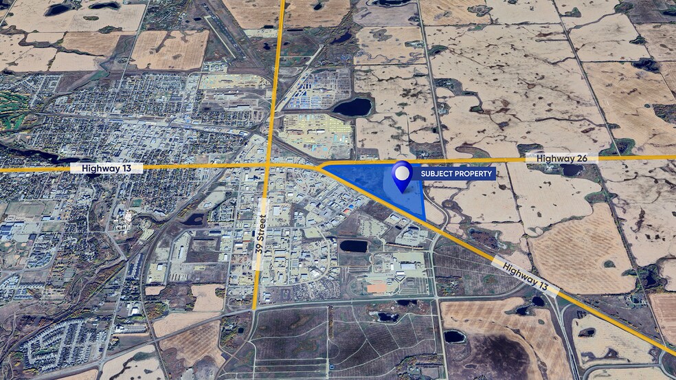 26 Hwy 13 Hwy, Camrose, AB for sale - Aerial - Image 1 of 1
