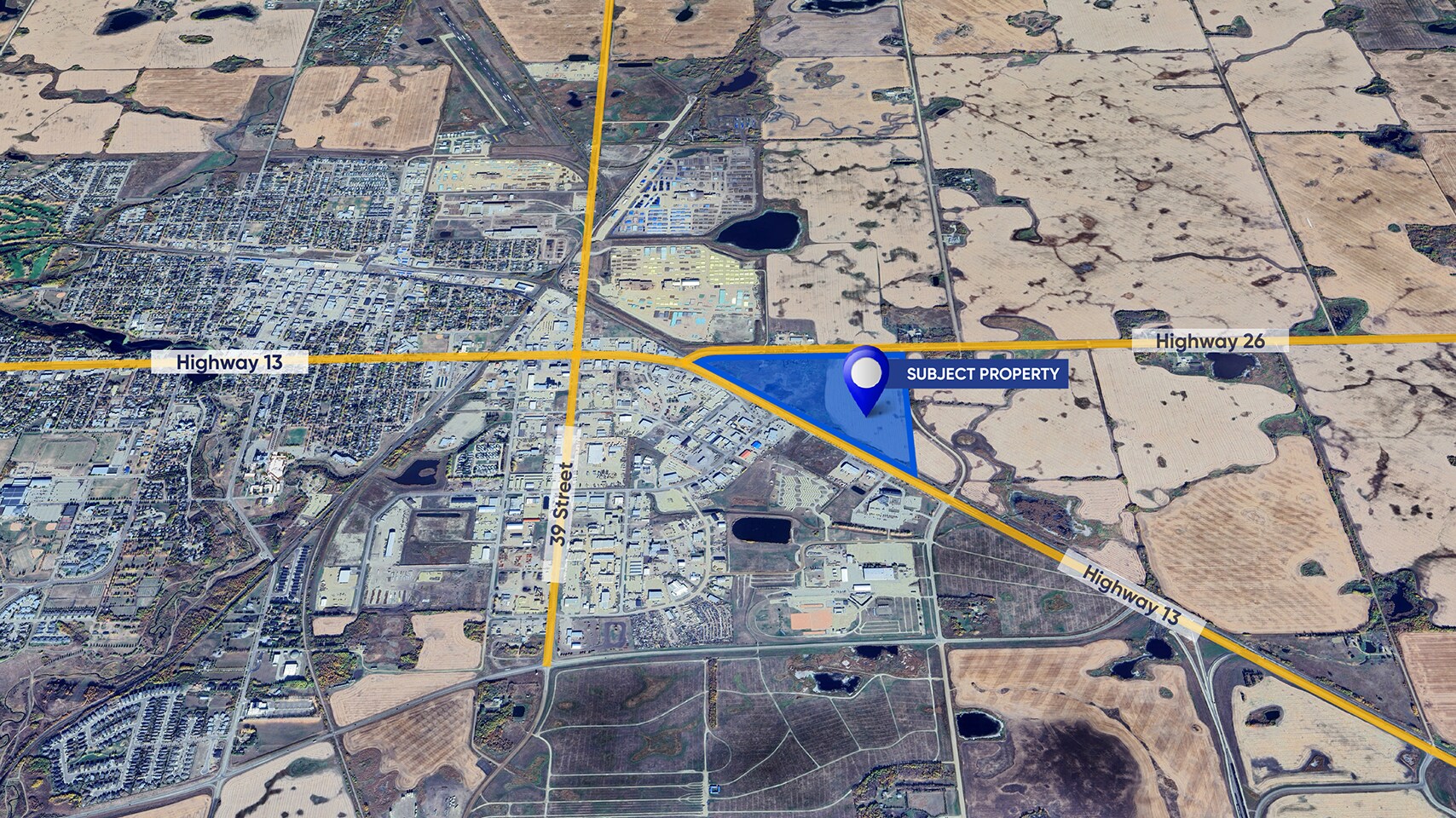 26 Hwy 13 Hwy, Camrose, AB for sale Aerial- Image 1 of 1