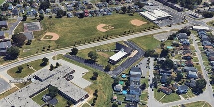 1710 Delvale Ave, Baltimore, MD - AERIAL  map view