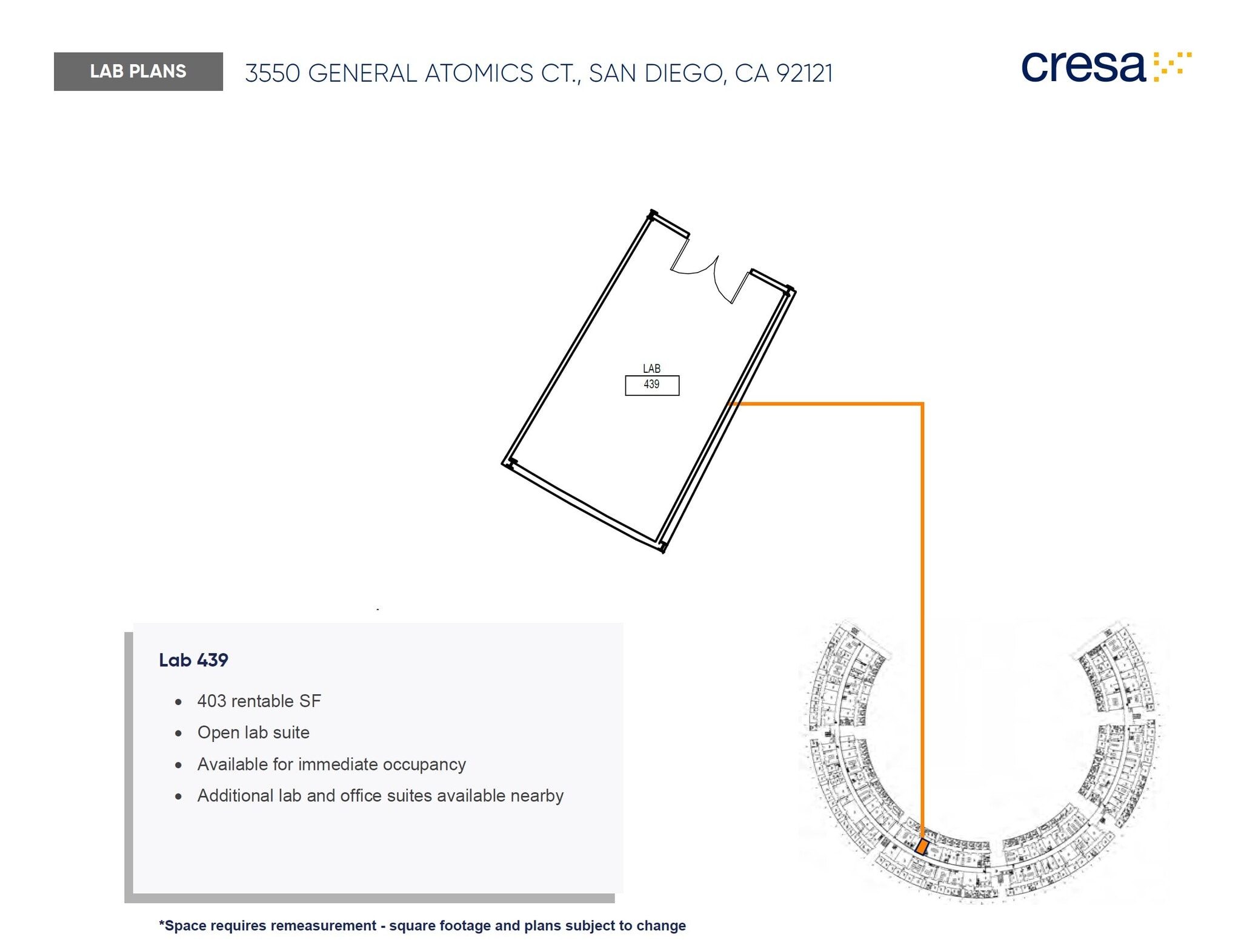3550 General Atomics Ct, San Diego, CA for lease Floor Plan- Image 1 of 1
