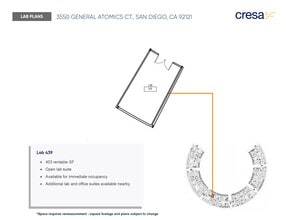 3550 General Atomics Ct, San Diego, CA for lease Floor Plan- Image 1 of 1