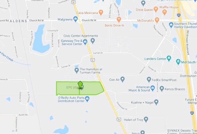 1434 Commerce Pky N, Horn Lake, MS for lease - Plat Map - Image 2 of 5