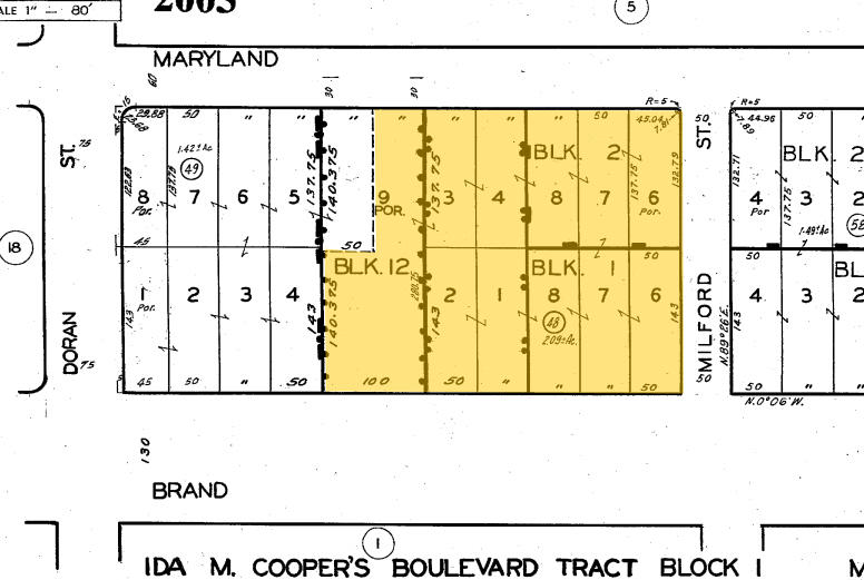 500 N Brand Blvd, Glendale, CA for lease - Plat Map - Image 2 of 26