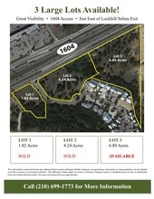 1604 Access/Lockhill Selma RD, San Antonio, TX - Aerial  map view - Image1