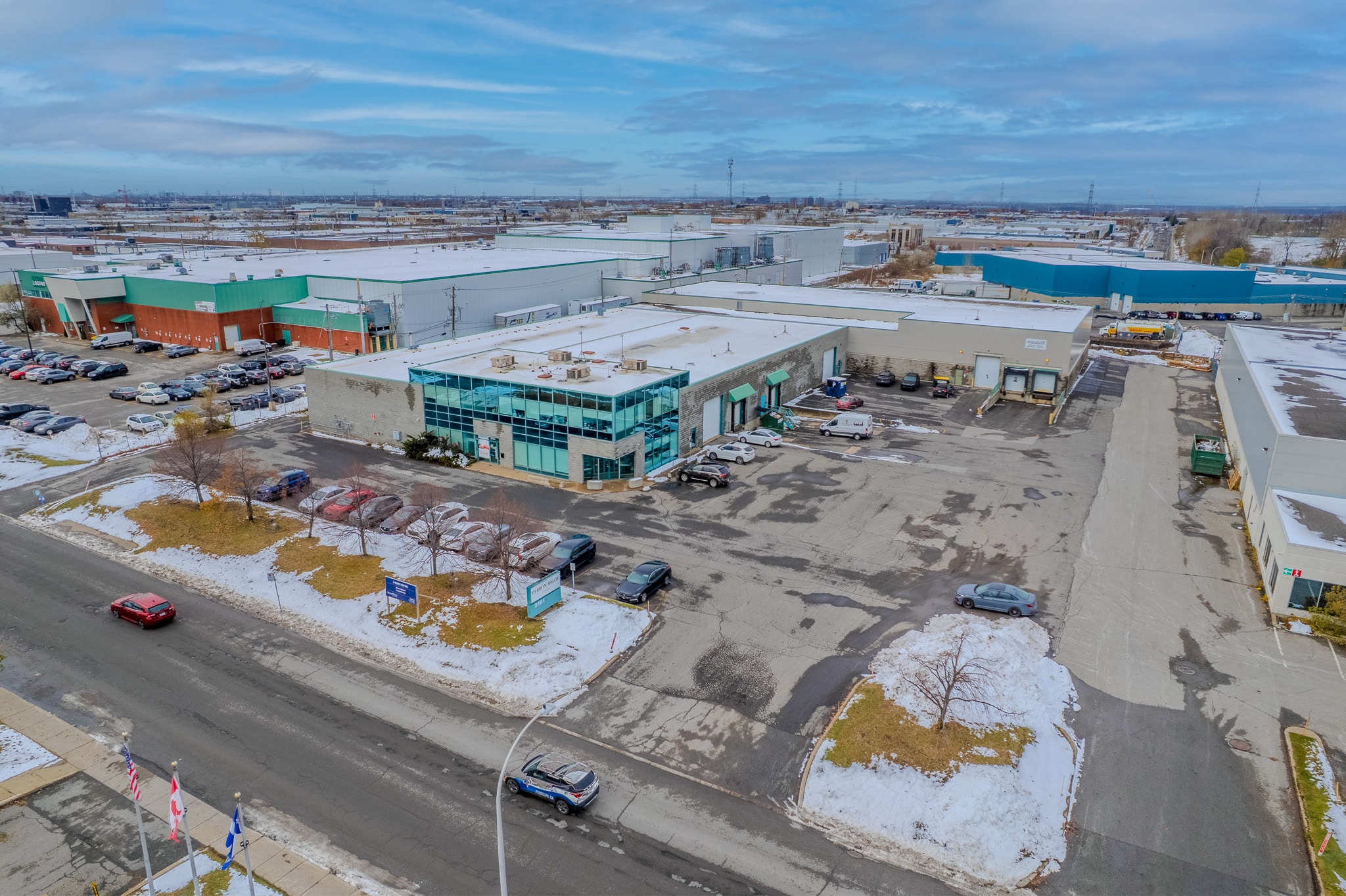 9081-9101 Rue du Parcours, Montréal, QC for lease Aerial- Image 1 of 9