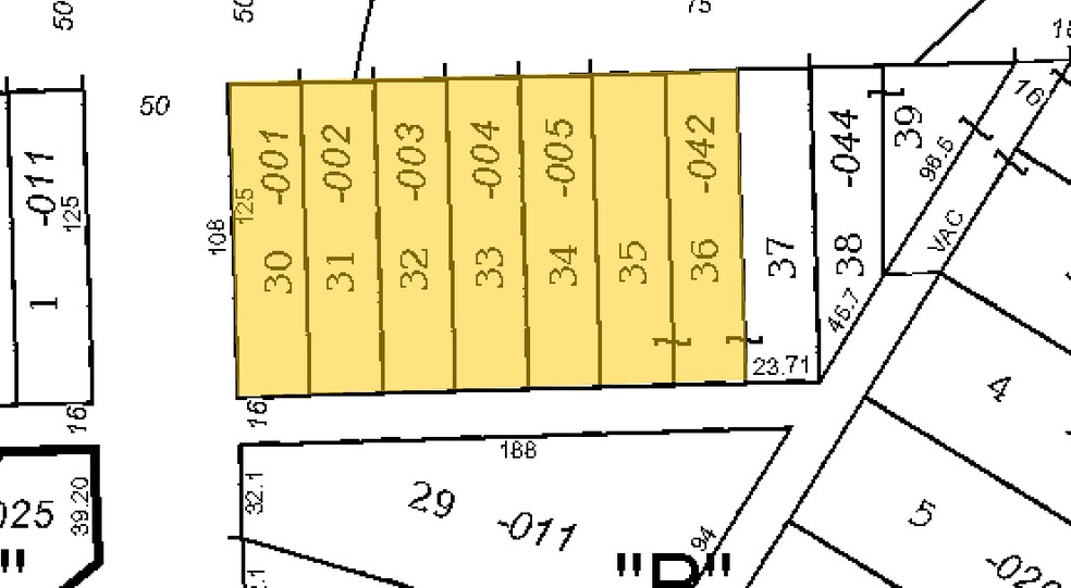 5433-5437 W 95th St, Oak Lawn, IL à vendre - Plan cadastral - Image 1 de 1