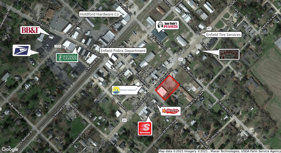 100 N Mcdaniel St, Enfield, NC à louer - Photo du bâtiment - Image 3 de 3