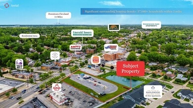 6675 Pearl Rd, Parma Heights, OH - Aérien  Vue de la carte