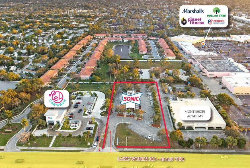 6250 Lake Worth Rd, Greenacres, FL à vendre - Aérien - Image 2 de 10