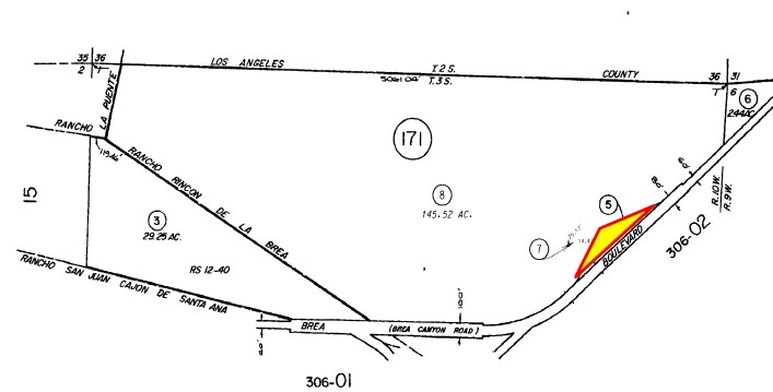 1403 N Brea Blvd, Brea, CA à vendre - Plan cadastral - Image 2 de 2
