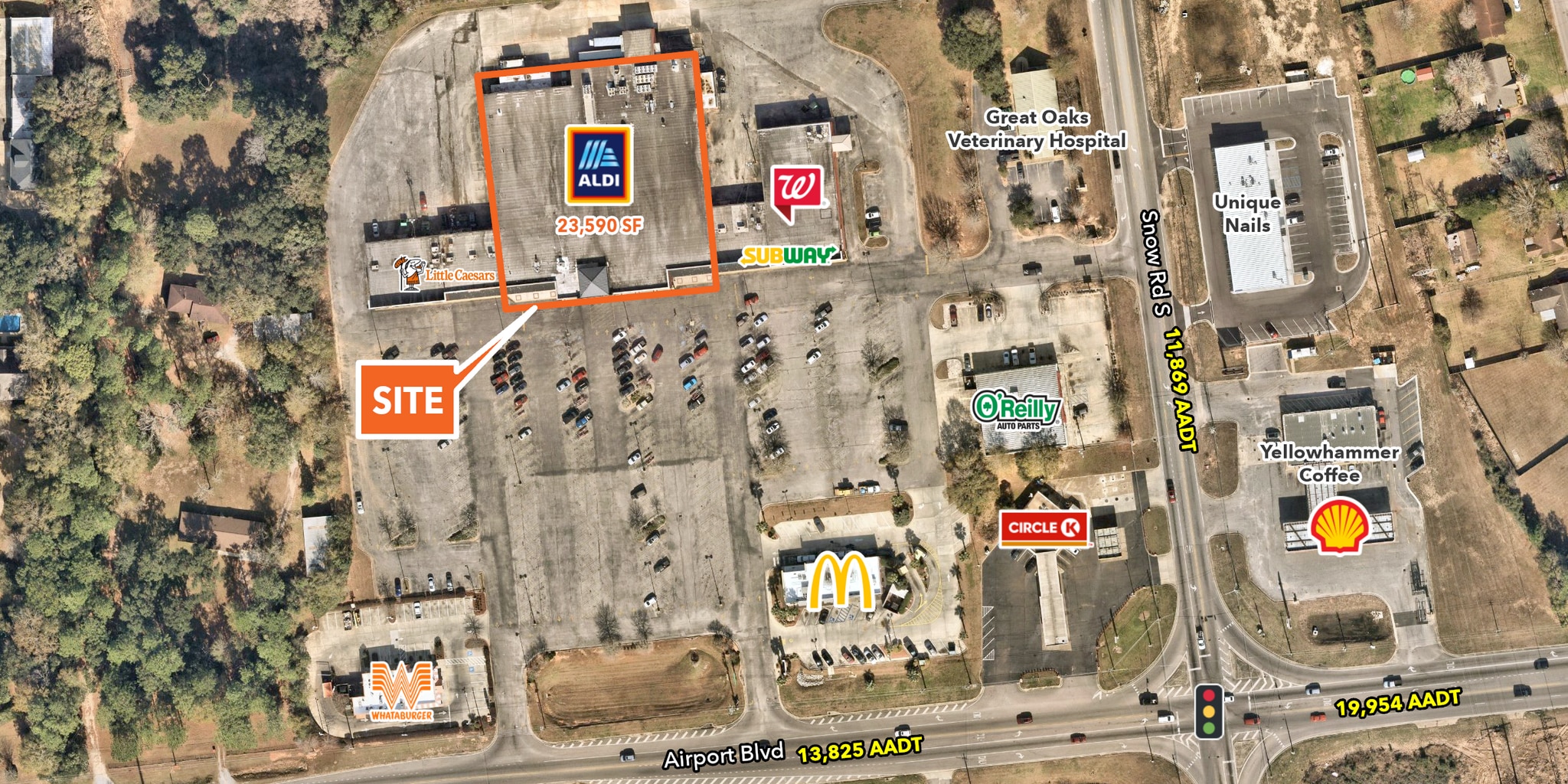 9948 Airport Blvd, Mobile, AL for lease Primary Photo- Image 1 of 7