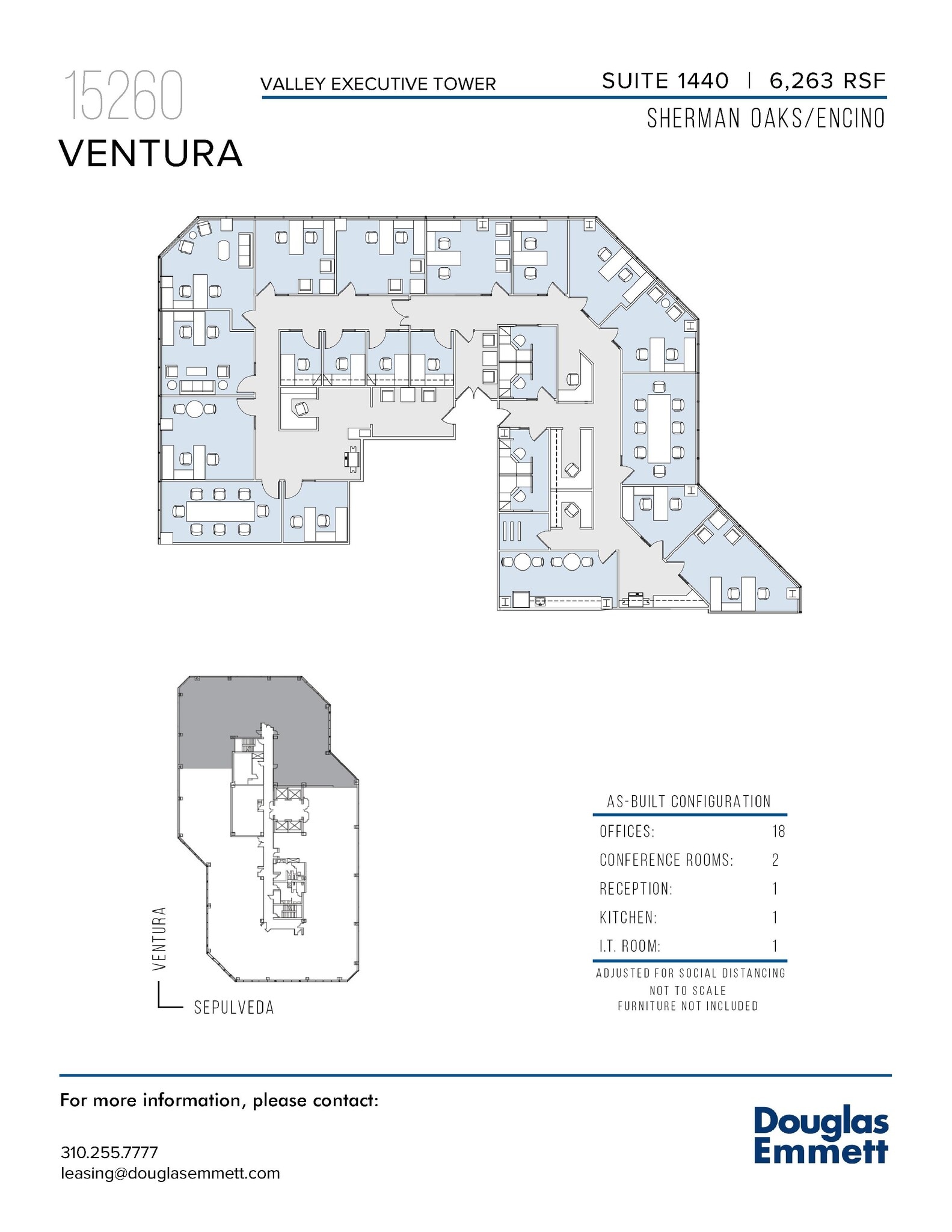 15260 ventura Blvd, Sherman Oaks, CA for lease Floor Plan- Image 1 of 1