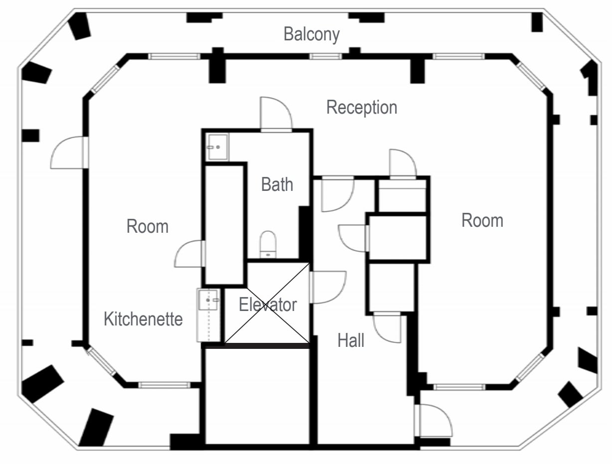 409 13th St, Oakland, CA à louer Plan d’étage- Image 1 de 1
