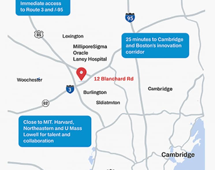 12 Blanchard Rd, Burlington, MA for lease - Building Photo - Image 2 of 8