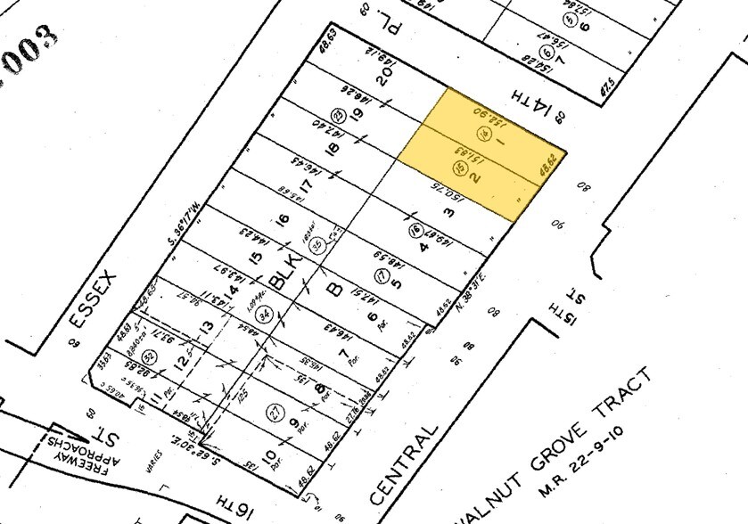 1501-1505 S Central Ave, Los Angeles, CA à louer - Plan cadastral - Image 2 de 20