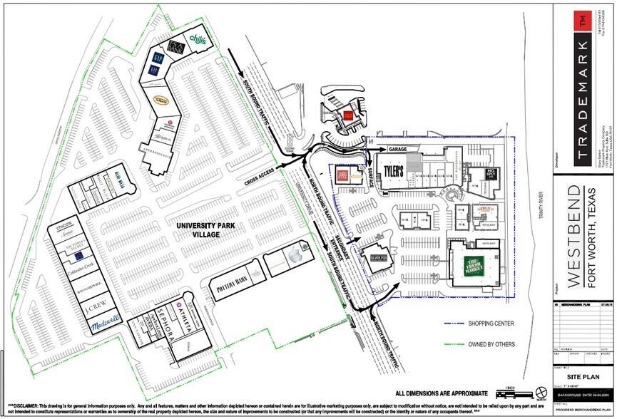 1701 River Run, Fort Worth, TX à louer - Plan de site - Image 2 de 8