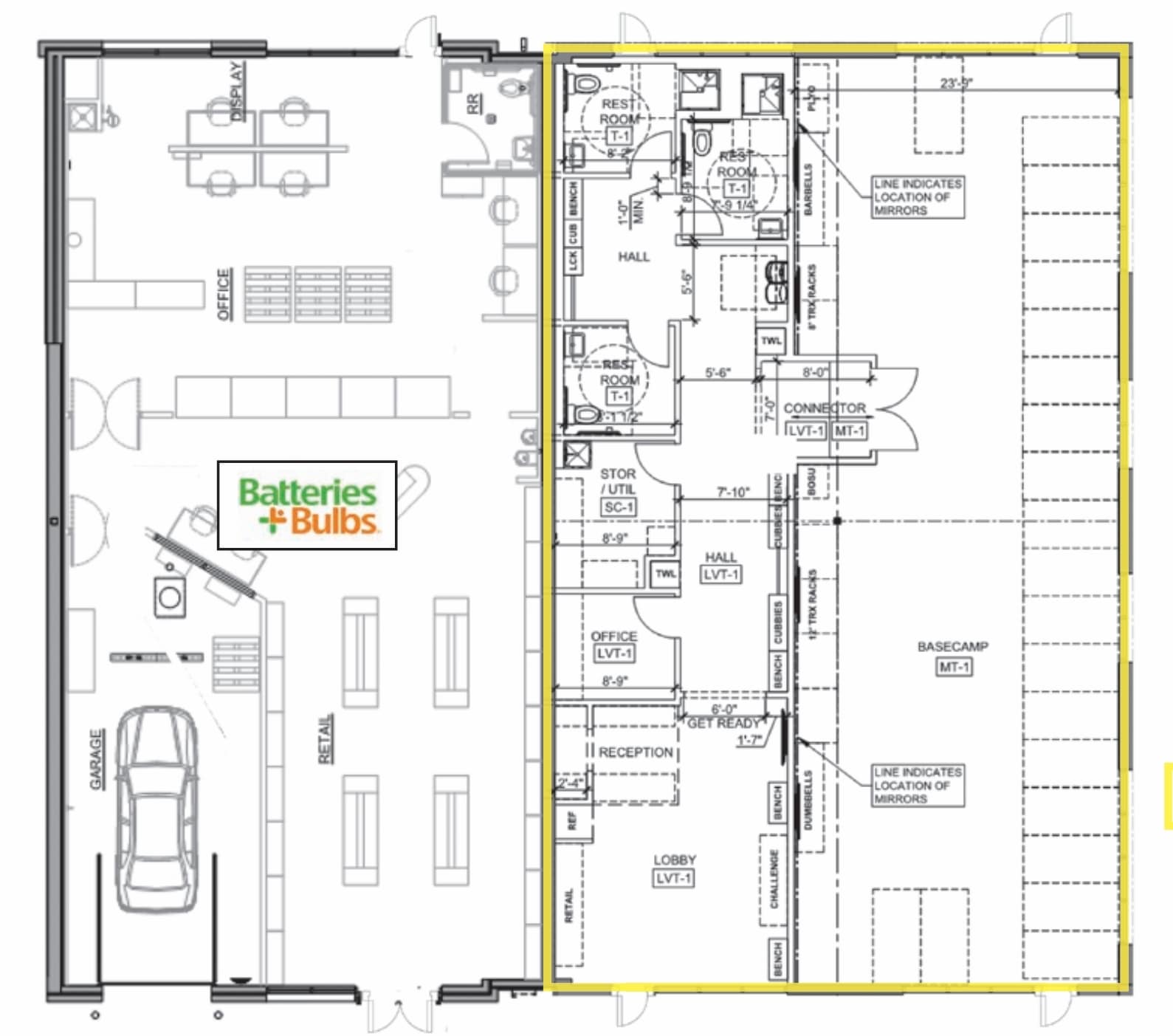 4704 E Washington Ave, Madison, WI à louer Plan d’étage- Image 1 de 1