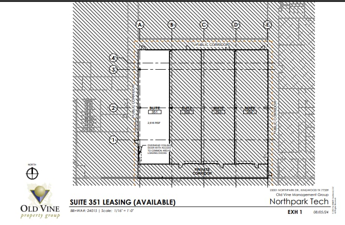 22001 Northpark Dr, Kingwood, TX for lease Floor Plan- Image 1 of 6