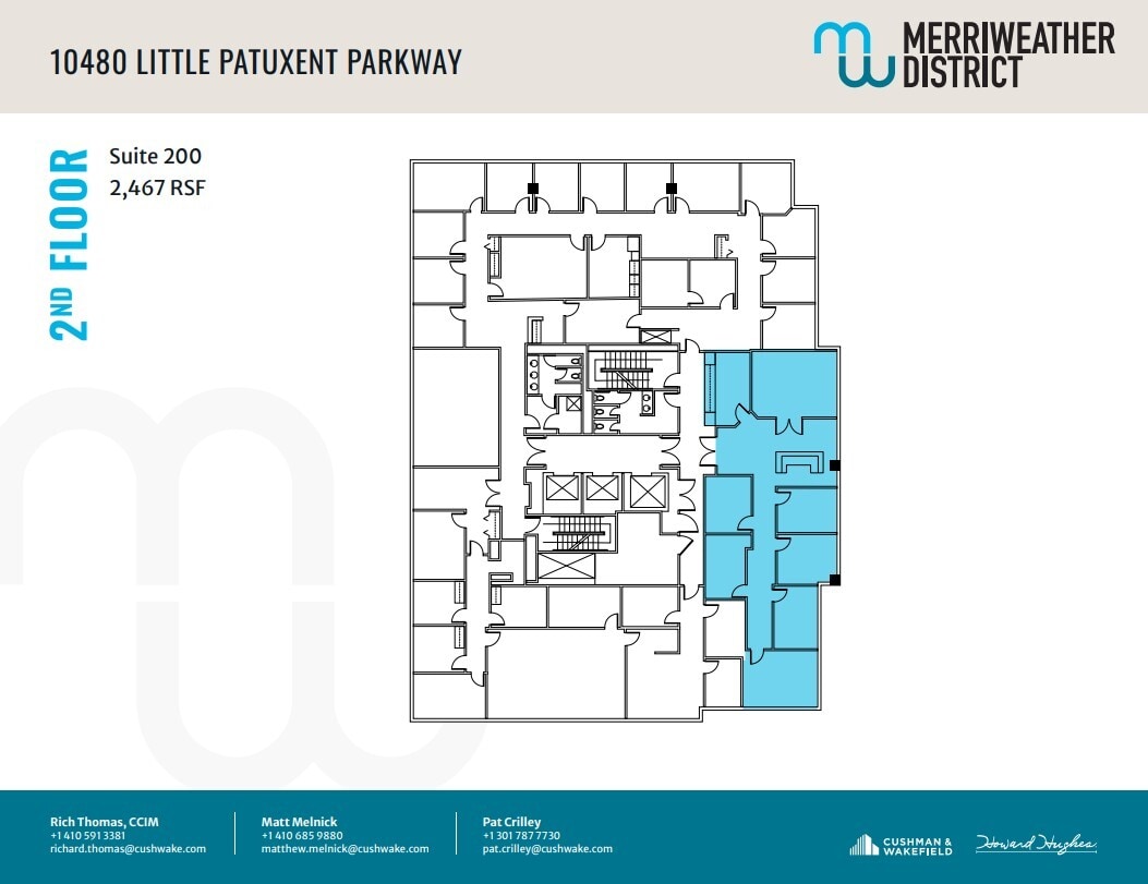 10480 Little Patuxent Pky, Columbia, MD for lease Floor Plan- Image 1 of 1