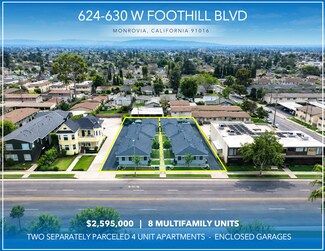Plus de détails pour 630 W Foothill Blvd, Monrovia, CA - Multi-résidentiel à vendre