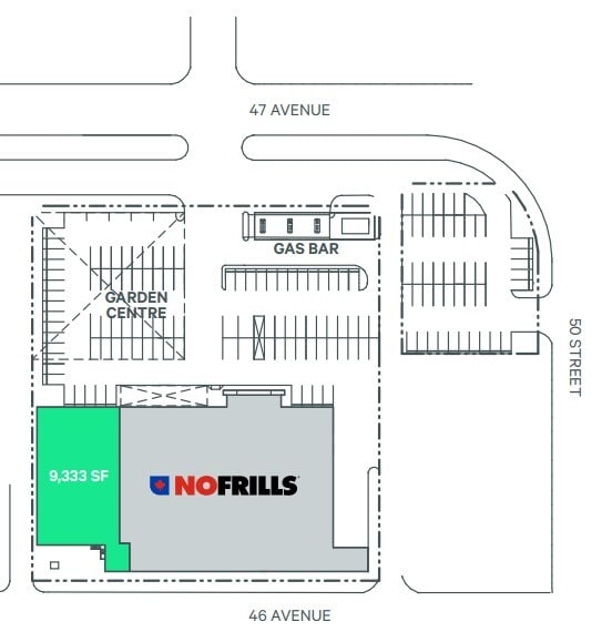5101 47th Ave, Stettler, AB for lease Site Plan- Image 1 of 1