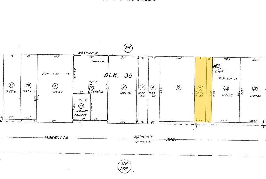 10555 Magnolia Ave, Riverside, CA à vendre - Plan cadastral - Image 2 de 17
