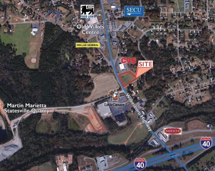 00 Wilkesboro Hwy, Statesville, NC à vendre - Aérien - Image 2 de 2