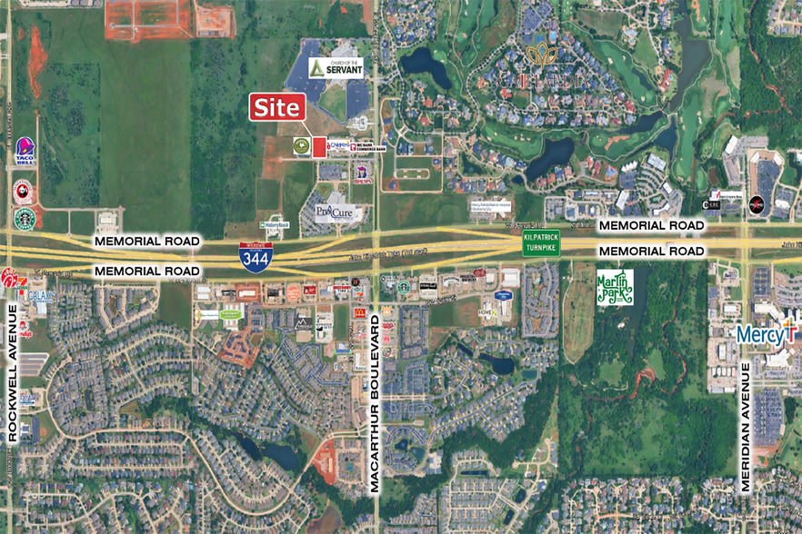 6025 139th Street, Oklahoma City, OK for sale - Aerial - Image 2 of 2