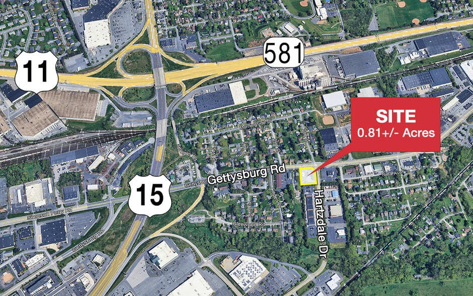 2507 Gettysburg Rd, Camp Hill, PA for lease - Site Plan - Image 1 of 2