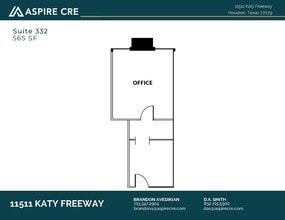 11511 Katy Fwy, Houston, TX for lease Floor Plan- Image 1 of 1