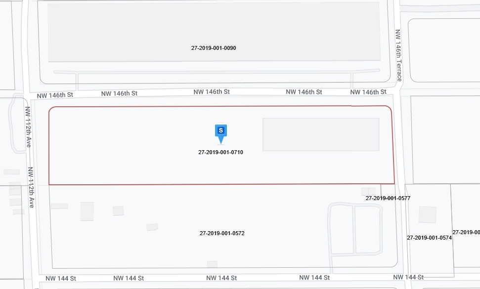 10900 NW 146th St, Hialeah Gardens, FL for lease - Plat Map - Image 2 of 8