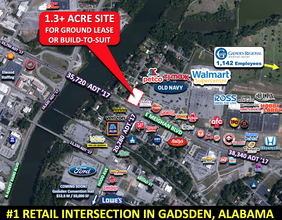 302 N Hood Ave, Gadsden, AL - Aérien  Vue de la carte - Image1