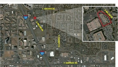 6001 S Willow Dr, Greenwood Village, CO - Aerial map view