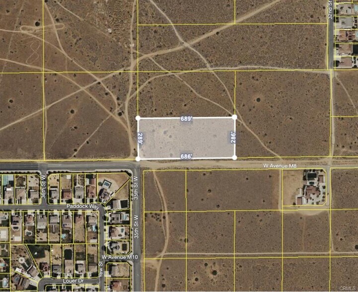 3400 W Avenue M8, Lancaster, CA for sale - Aerial - Image 3 of 5