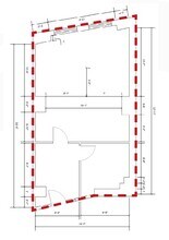 428 Portage Av, Winnipeg, MB for lease Floor Plan- Image 1 of 1