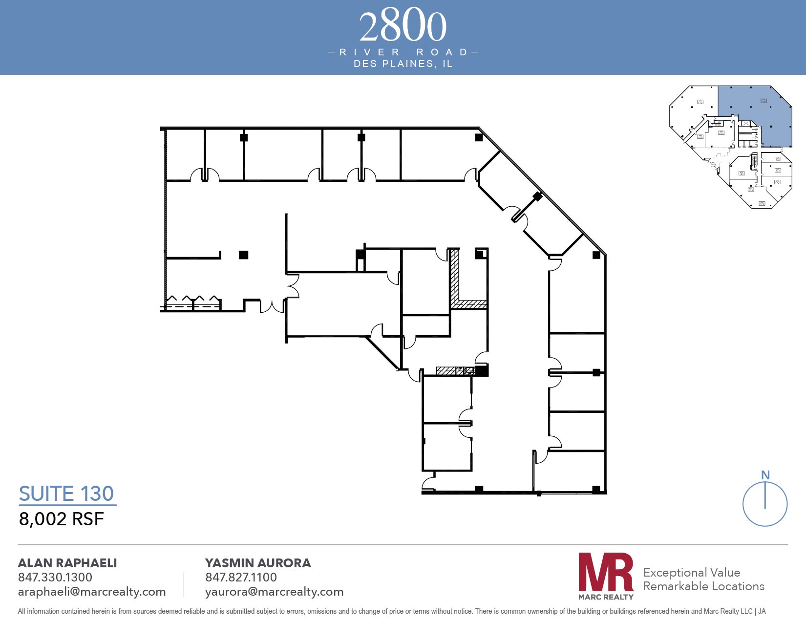 2800 S River Rd, Des Plaines, IL à louer Plan d’étage- Image 1 de 1