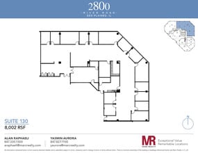 2800 S River Rd, Des Plaines, IL à louer Plan d’étage- Image 1 de 1