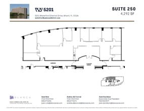 5200 Waterford District Dr, Miami, FL à louer Plan d’étage- Image 1 de 1