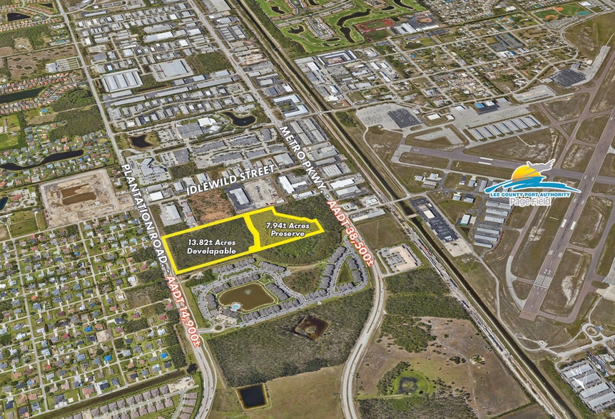 Plantation Road, Fort Myers, FL à vendre - Aérien - Image 3 de 9