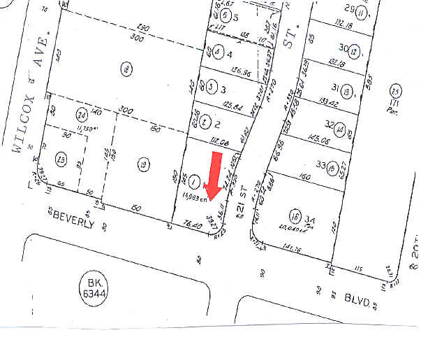 2100-2108 W Beverly Blvd, Montebello, CA à louer - Plan cadastral - Image 3 de 3