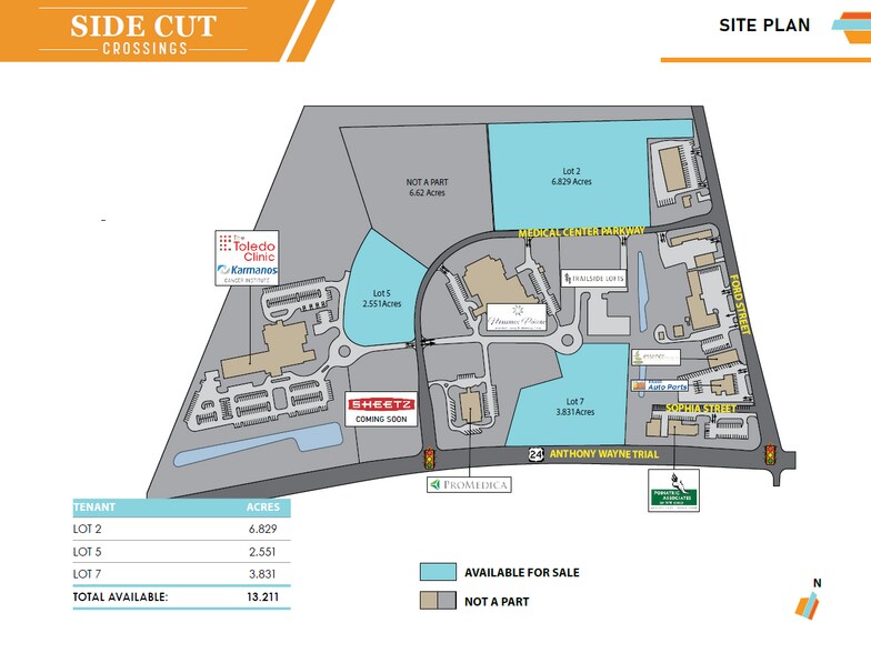 Ford St, Maumee, OH à vendre - Plan de site - Image 2 de 3