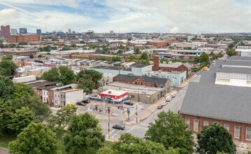 1201-1203 Bush St, Baltimore, MD - Aérien  Vue de la carte
