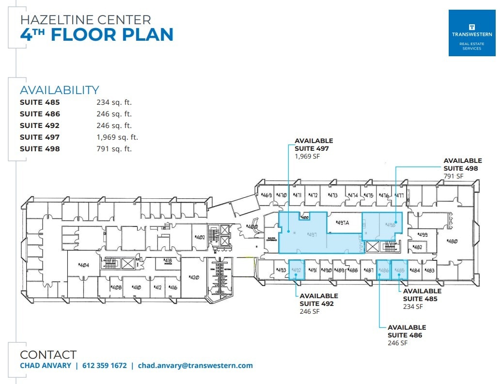 1107 Hazeltine Blvd, Chaska, MN à louer Plan d’étage- Image 1 de 1